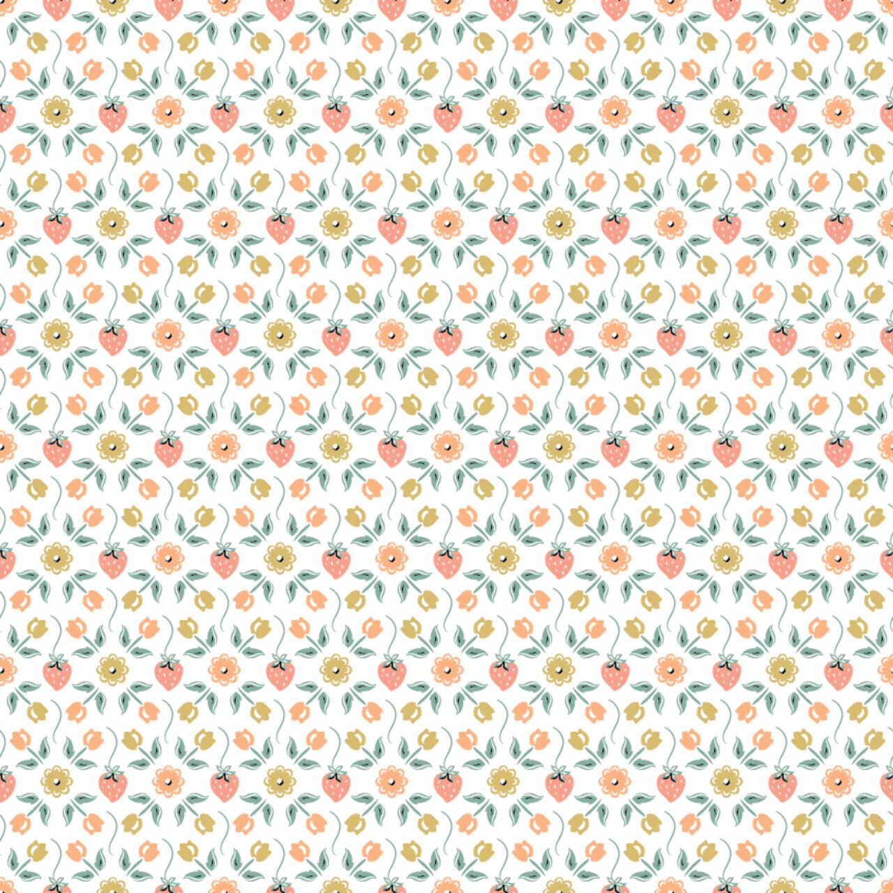Fabric Poppie Cotton Yellow Granny's Apron Granny's Sewing Room by the Quarter Yard GS25913